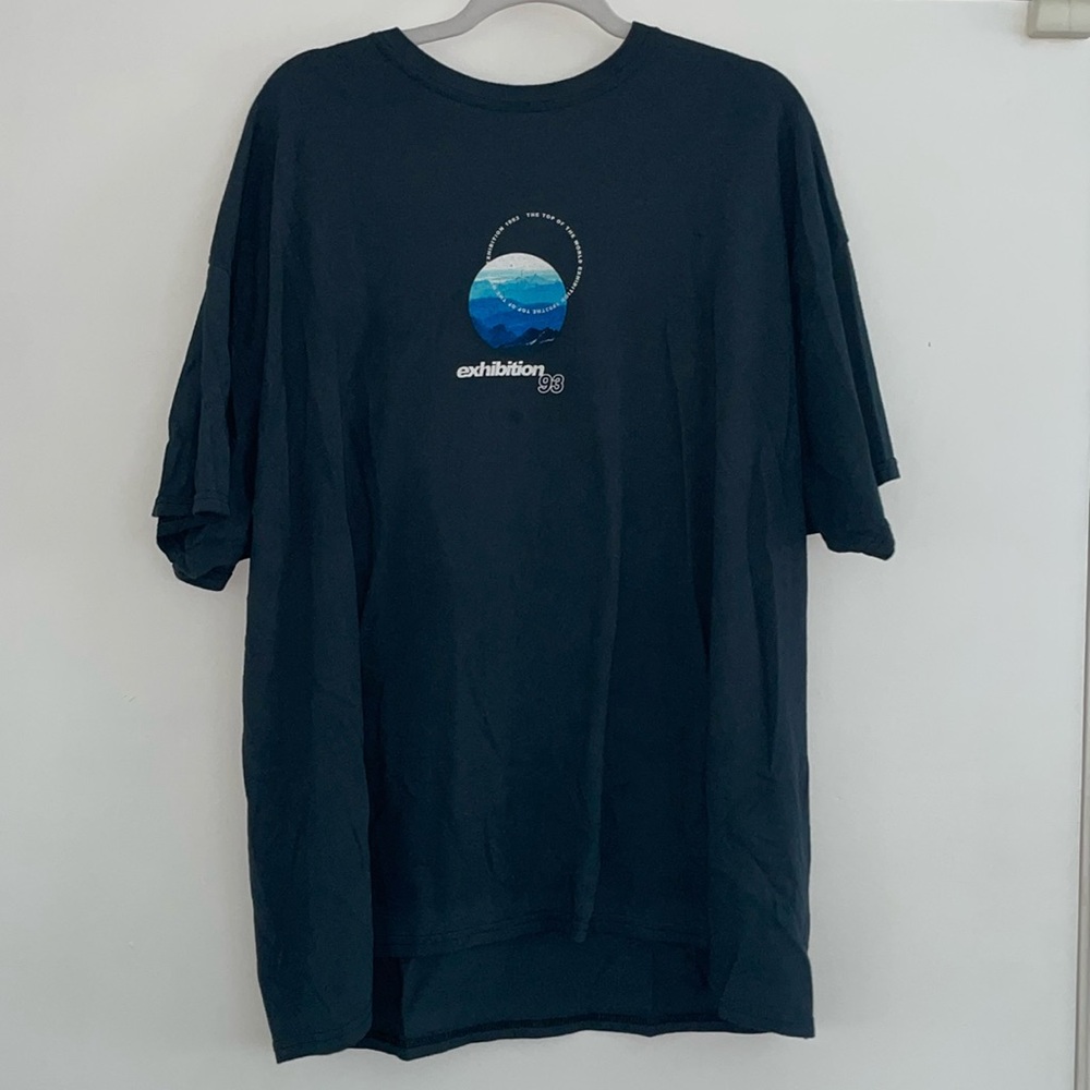 Topman Top of the World Expedition 93 Navy TShirt | L